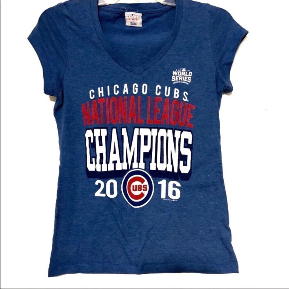 Chicago Cubs 2016 World Series Vneck Tshirt